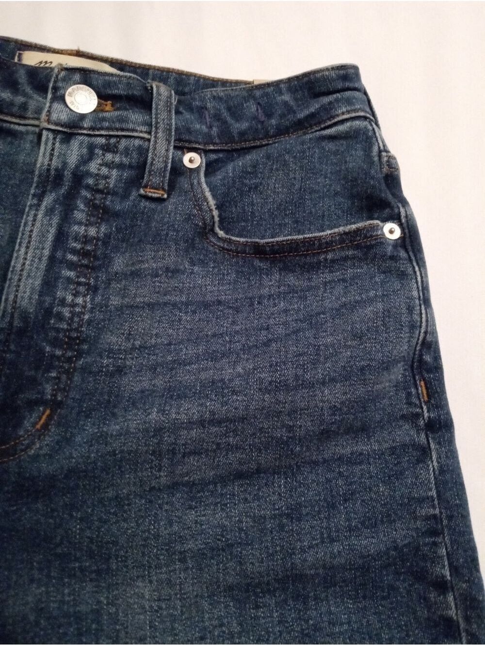 NWT Madewell Curvy Perfect Vintage Jeans, Manorford Wash: Instacozy, US 27 - Picture 10 of 15